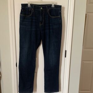 Lucky Brand Los Angeles Men’s Dark Blue Jeans 34x31.5 223 Straight EUC